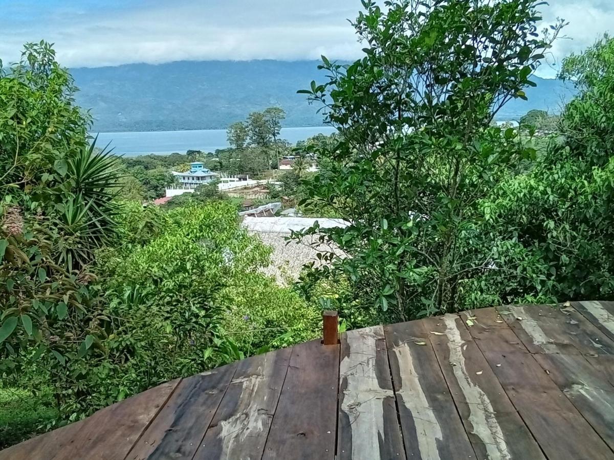 Hostal Azul Del Lago Agua Azul Ngoại thất bức ảnh
